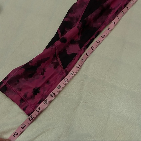 Lululemon soul cycle Pace Rival Crop Full-On Luxtreme Blooming Pixie 2296 - Picture 7 of 15